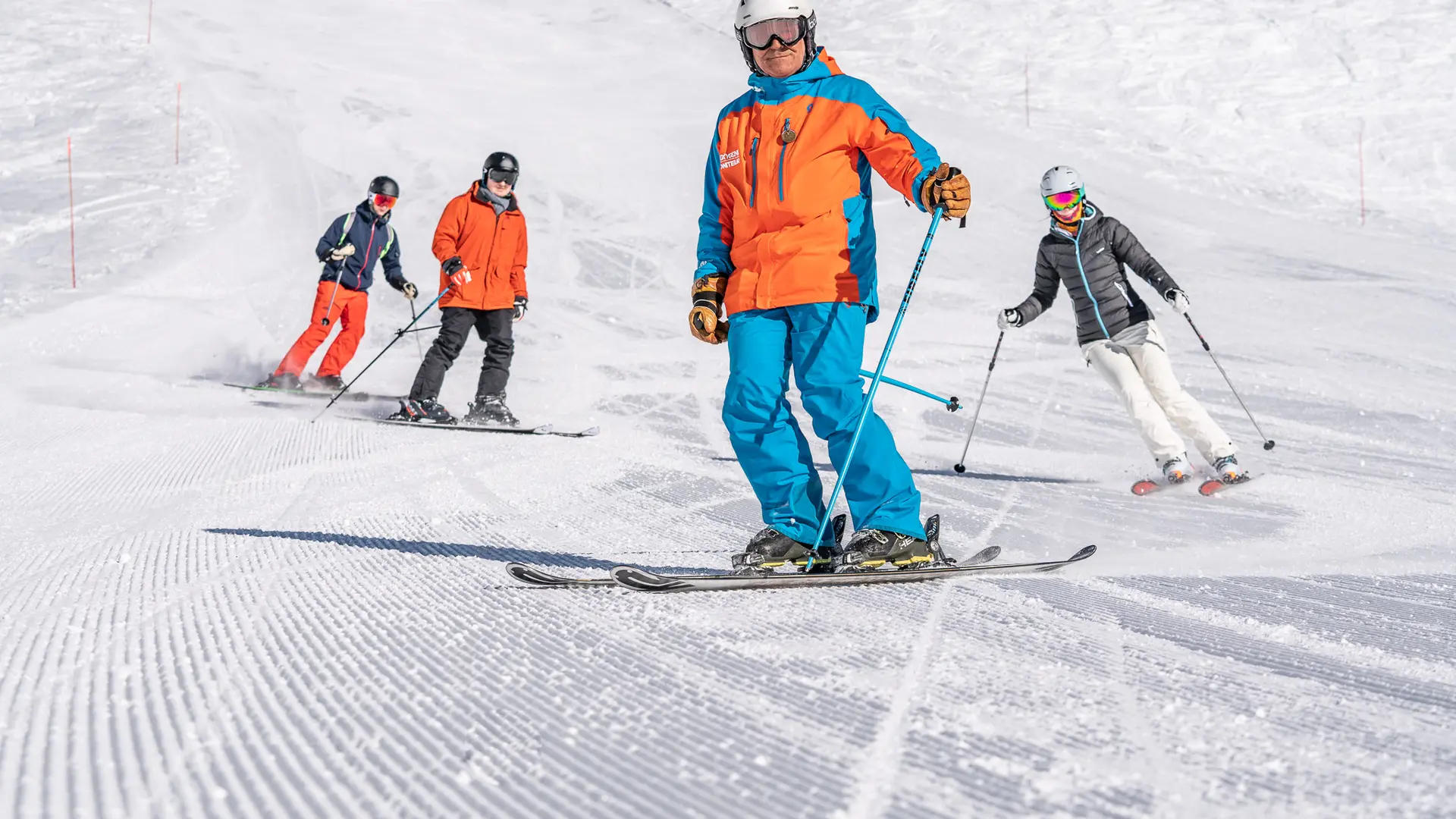 Cours collectifs de ski - École Oxygène Val d'Isère