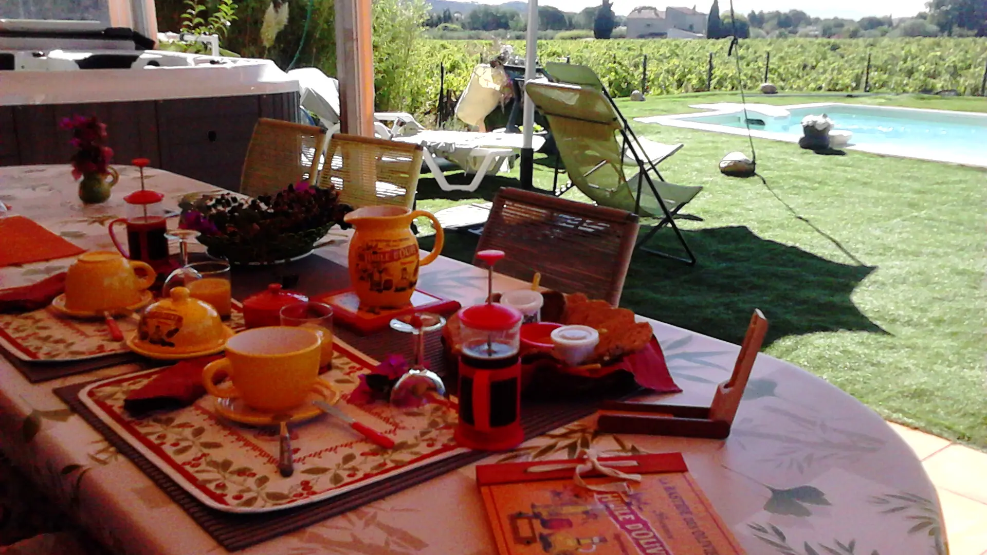 Breakfast on the terrace