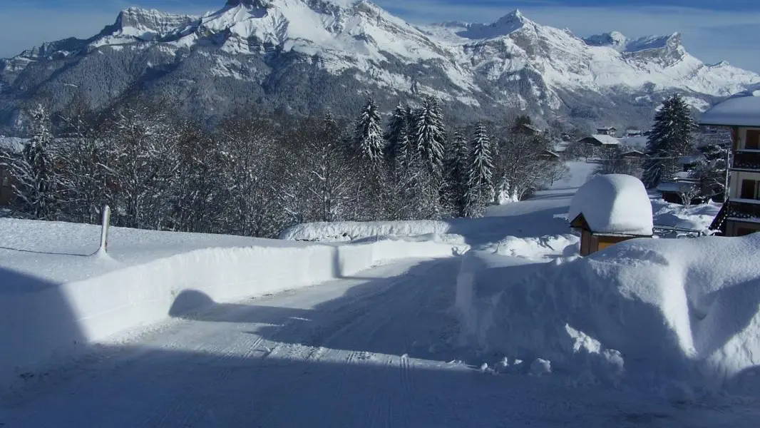 Au départ du chalet