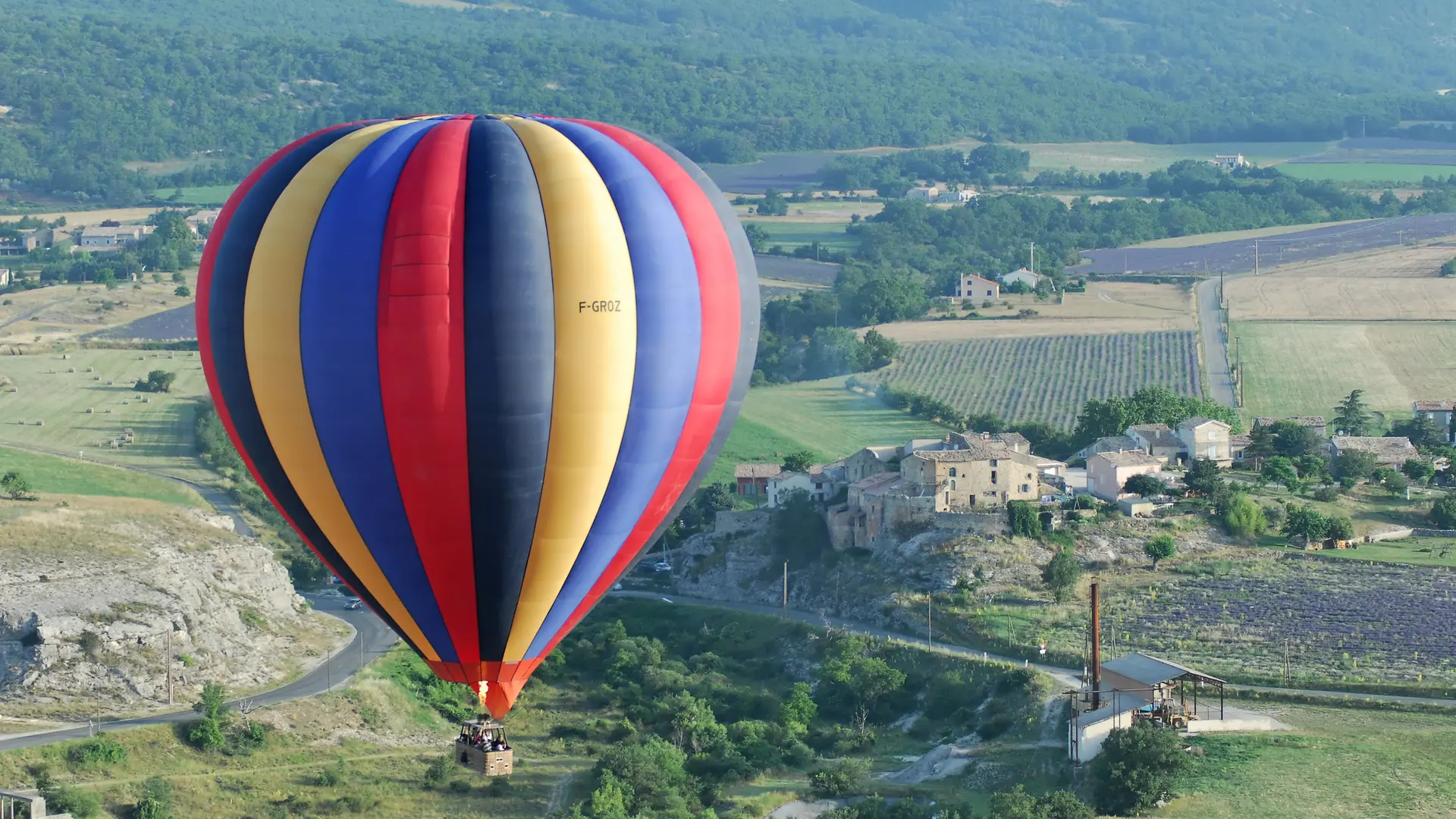 Vol en montgolfière au pays de Forcalquier