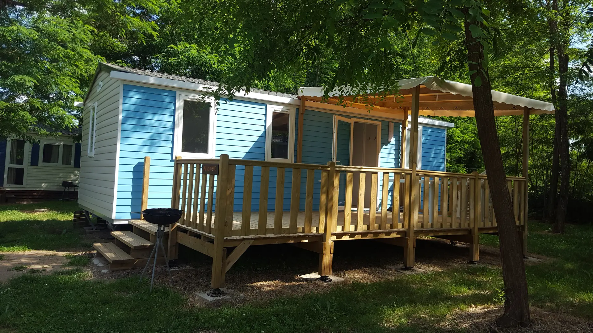 mobil-home 3ch du camping de Cormoranche