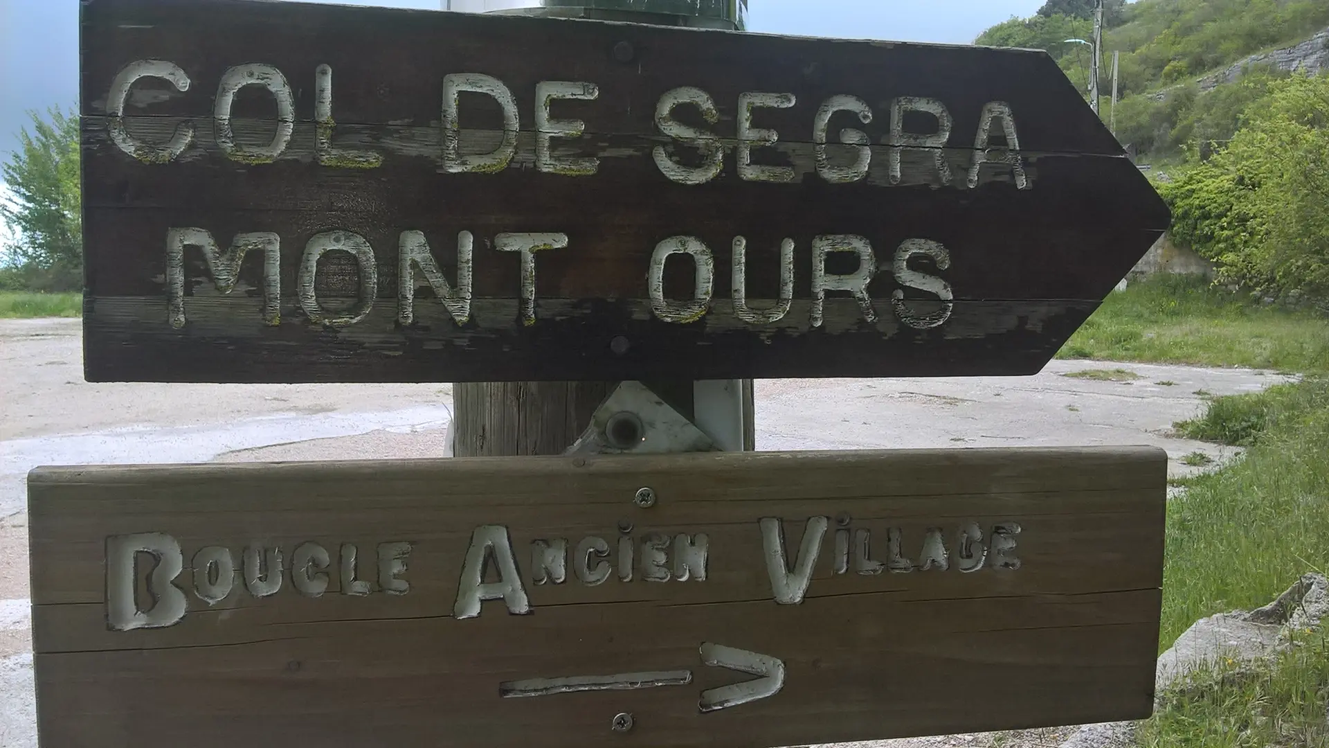 Panneaux Boucle de l'ancien village