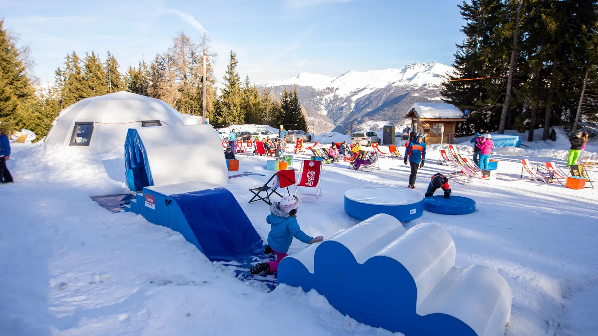 L'Igloo 1850 en hiver