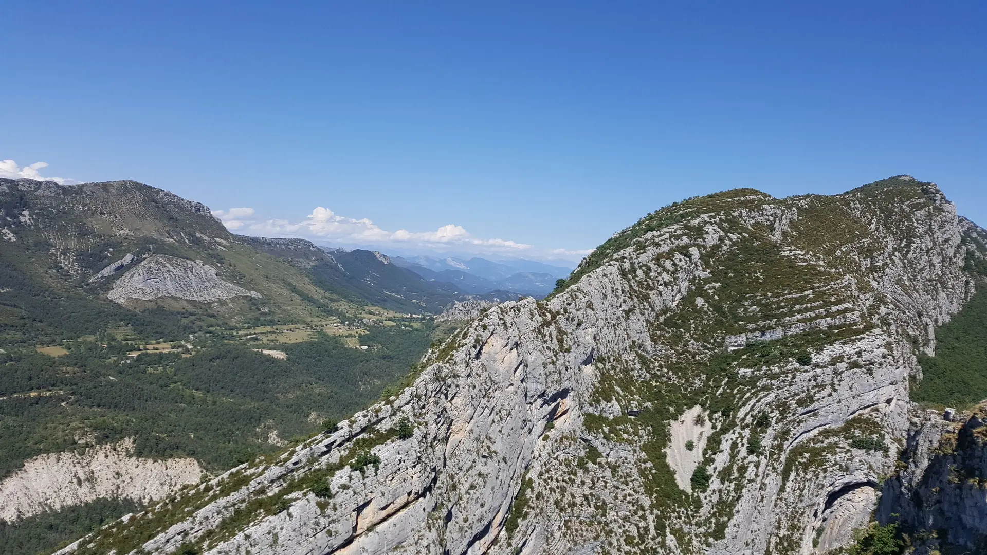 Vue sur la Clue de Saint-Auban