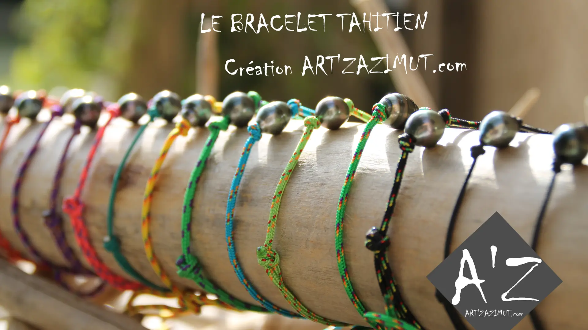 Le Bracelet Tahitien marque déposée INPI de la créatrice Laurence Loustaneau Les Lecques