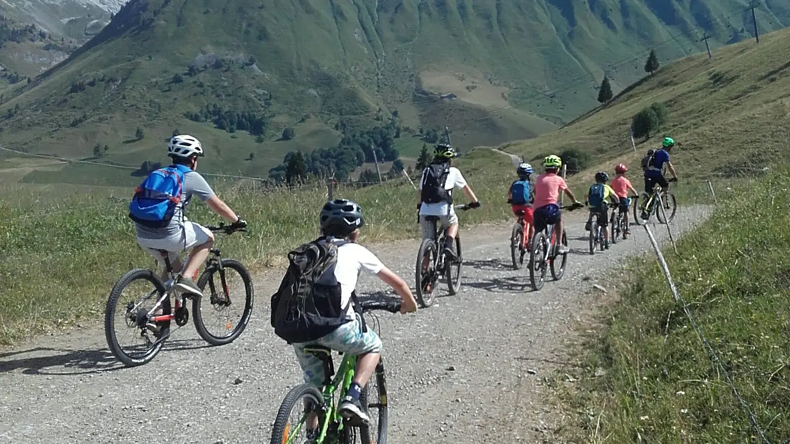 VTT stage 8-11 ans juniors bikers au Grand-Bornand