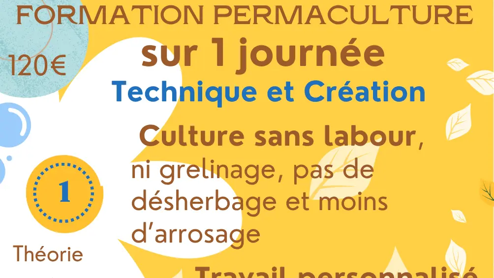 offrir un bon cadeau pur 1 journée formation permaculture