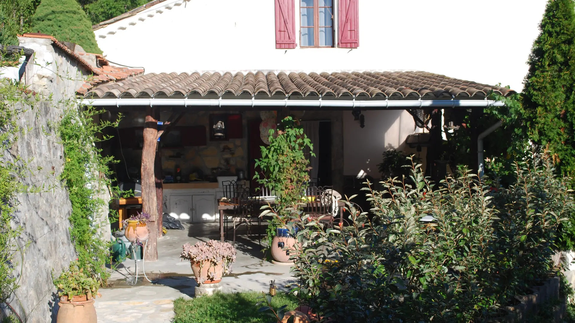 Entrée de la chambre d'hôtes