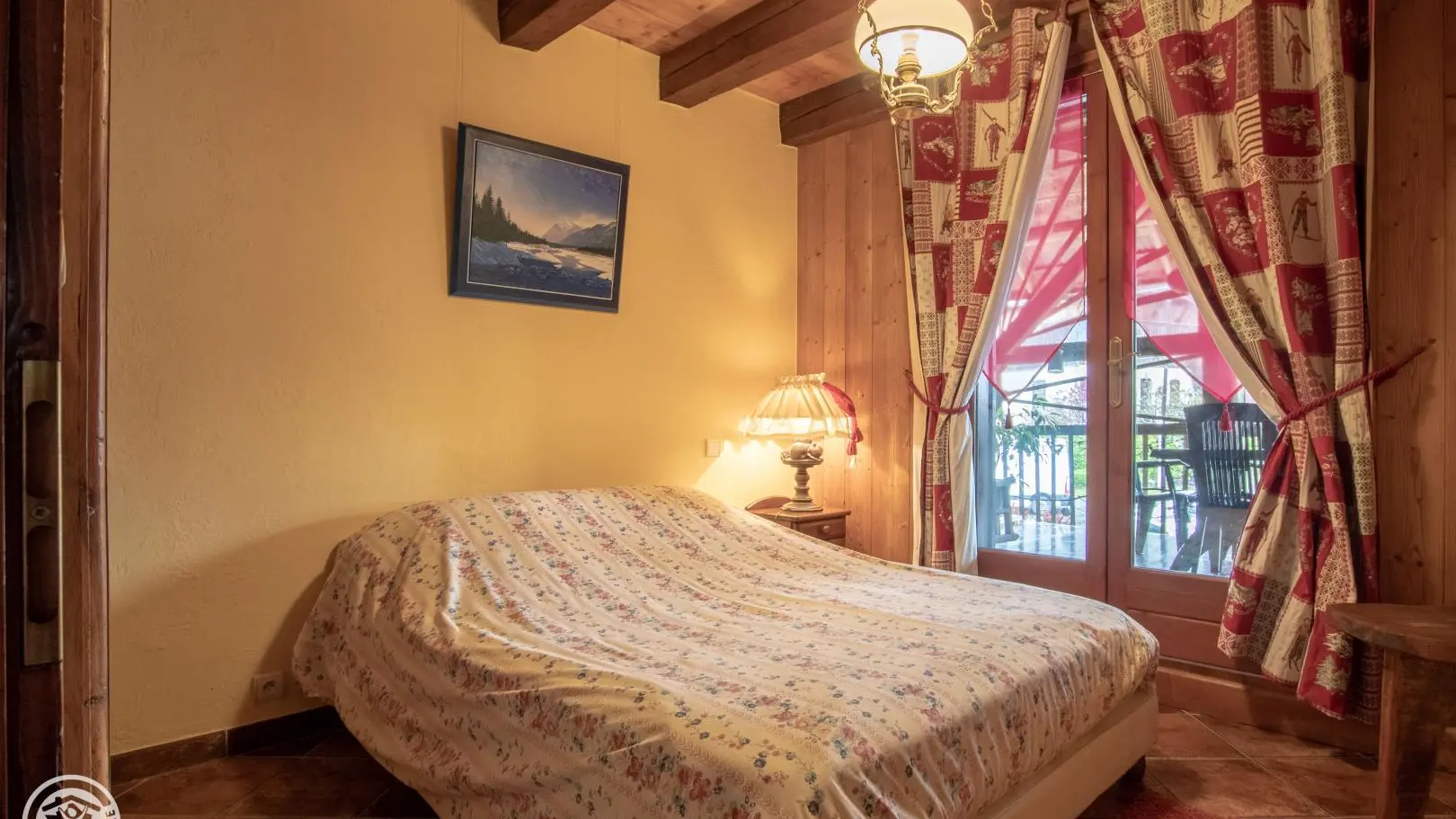 Chambre avec 1 lit 140.