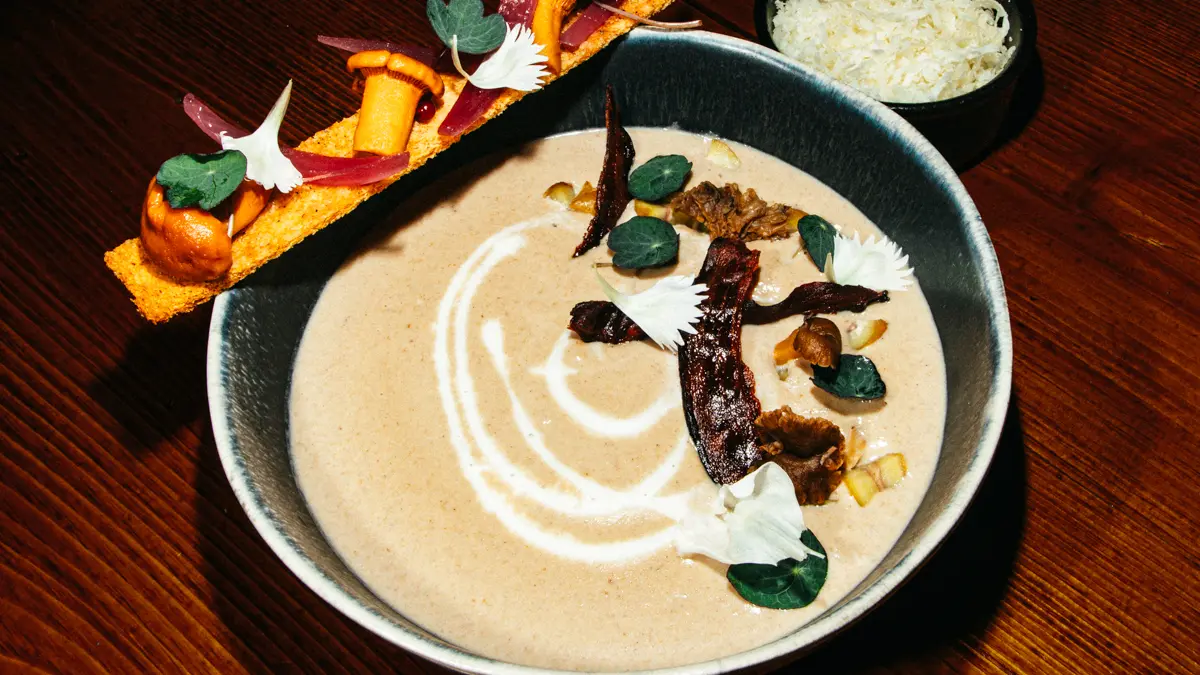 Assiette décorée_Restaurant Le Signal