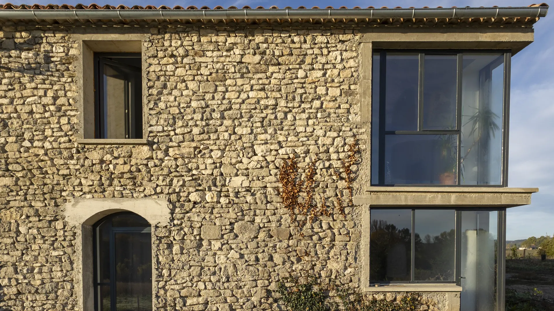 Vue ensemble gîte Ocre