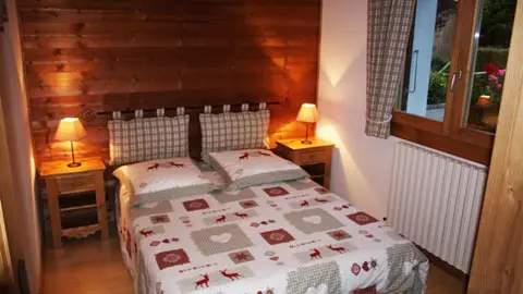 Les marmottes-chambre lit 2 pers