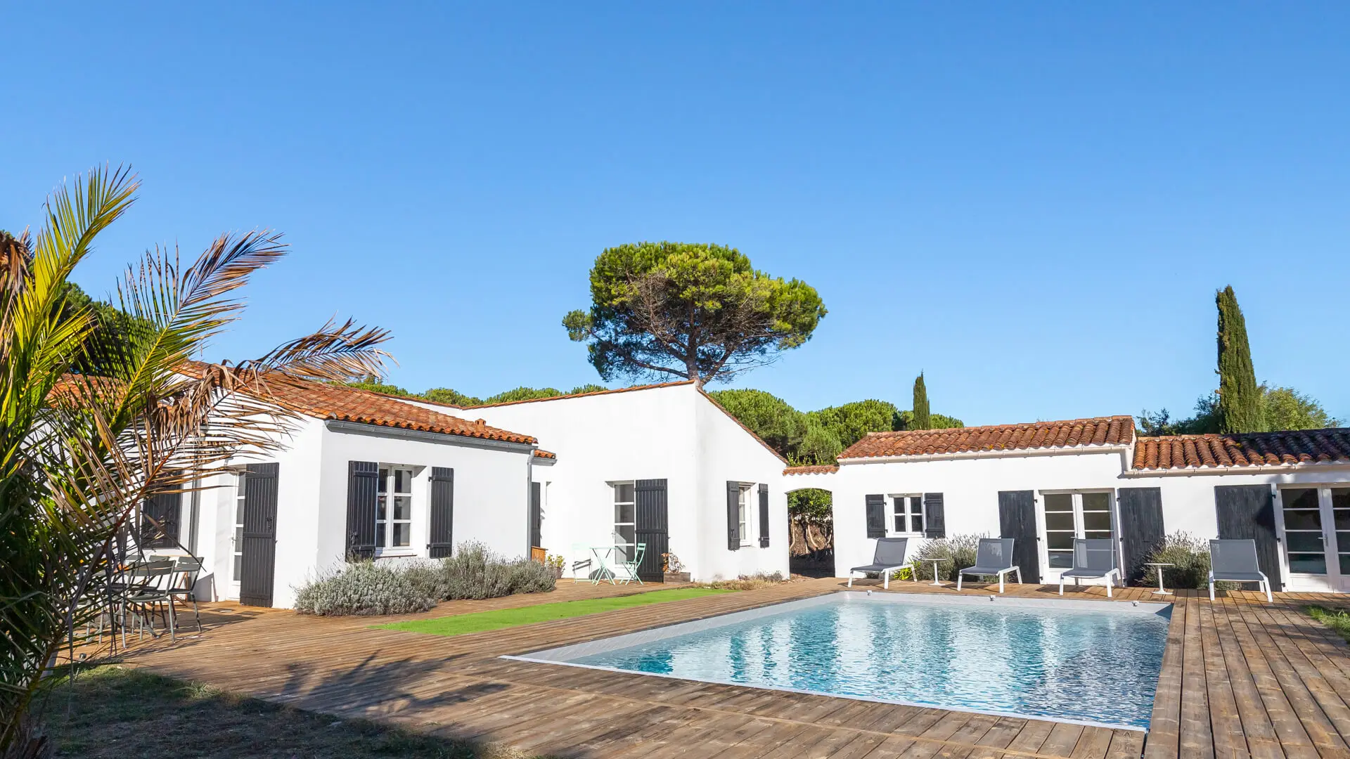 Jardin, terrasse et piscine