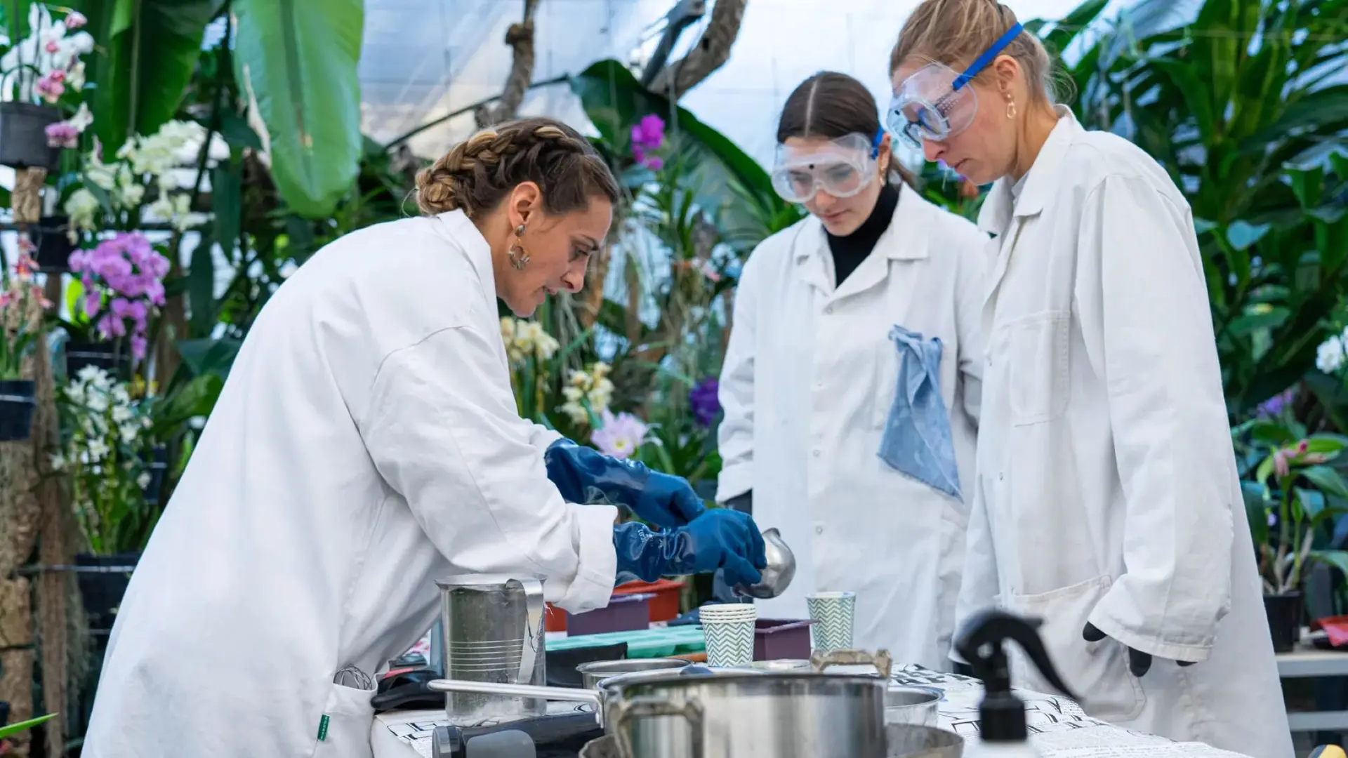 Fabrication de savon marbré