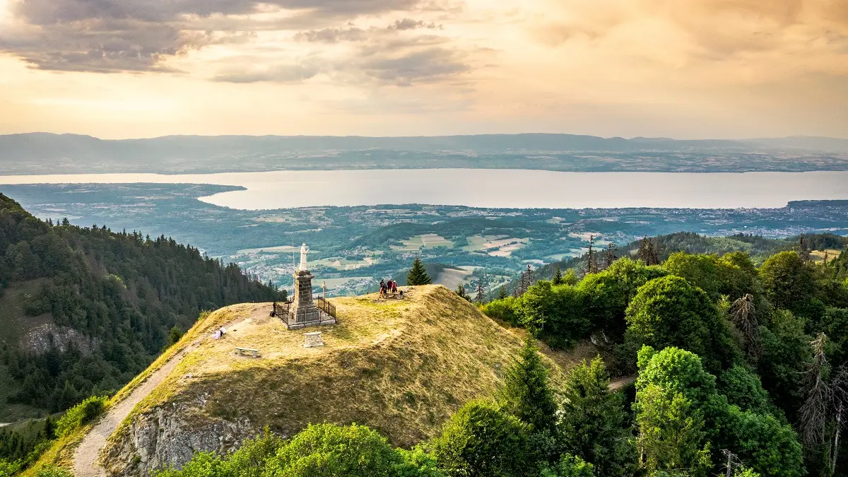 sommet avec vue Léman