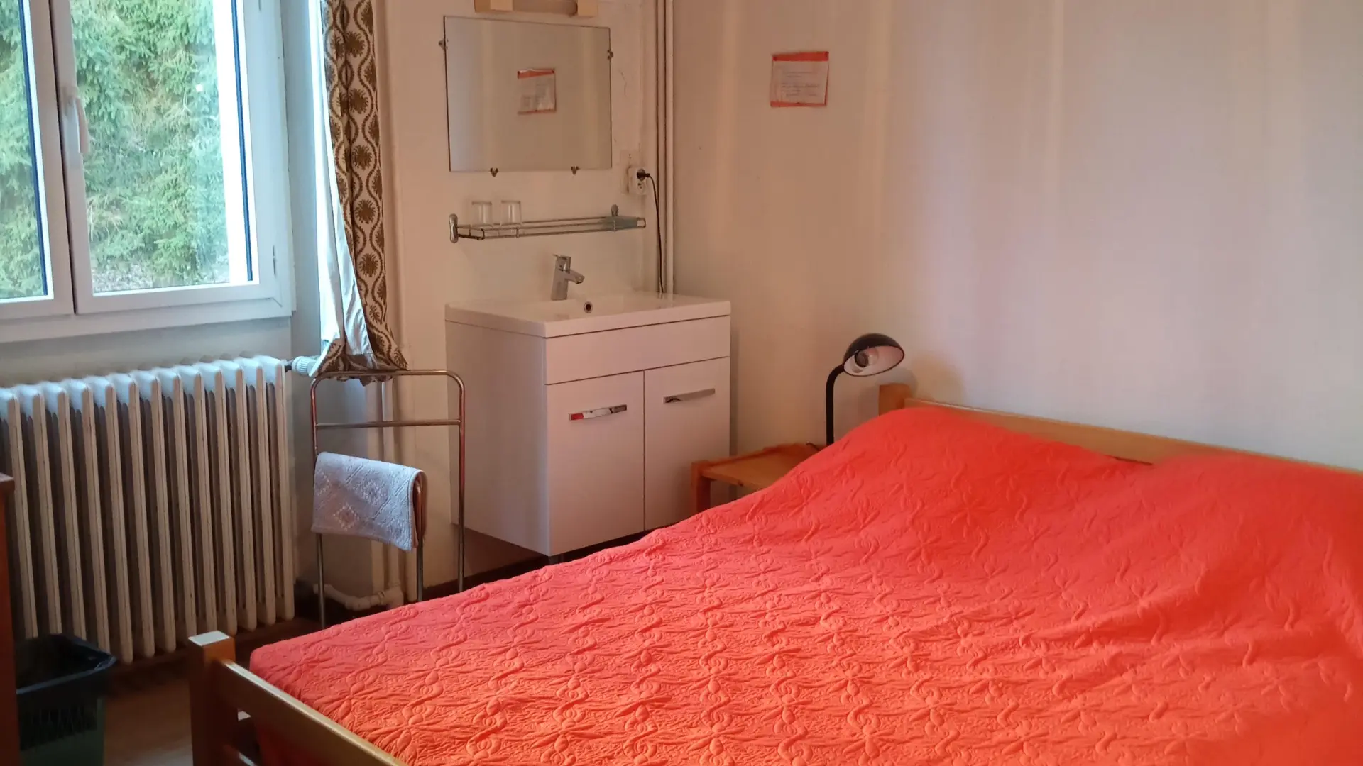 Chambre double chalet