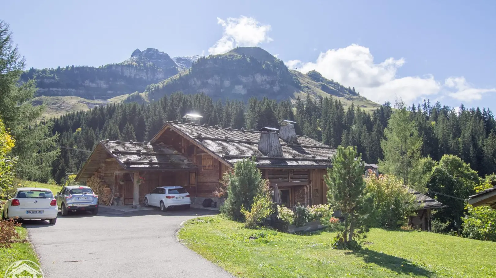 L'arrivée au chalet