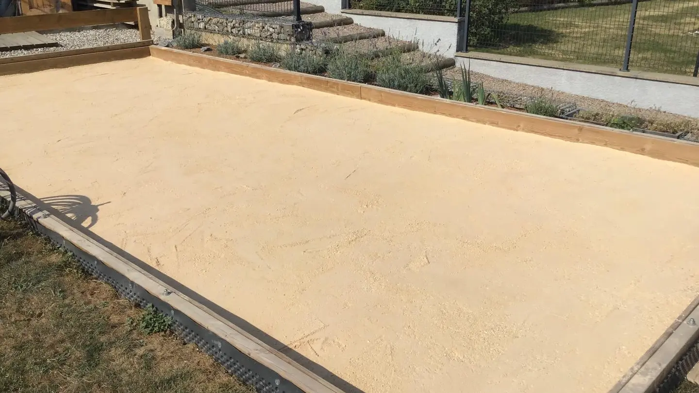 terrain de pétanque mis en service Août 2022