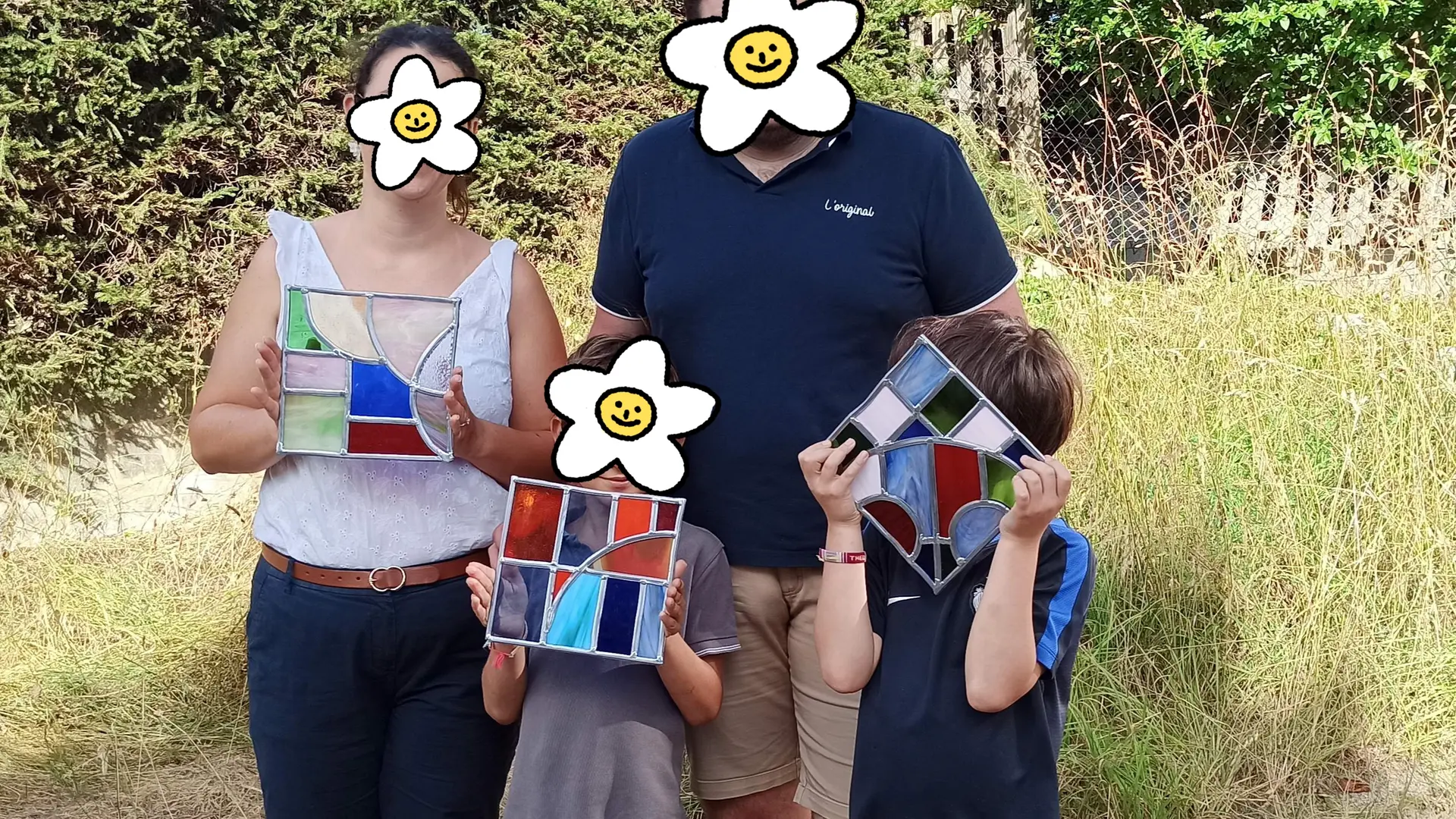 stage vitrail en famille