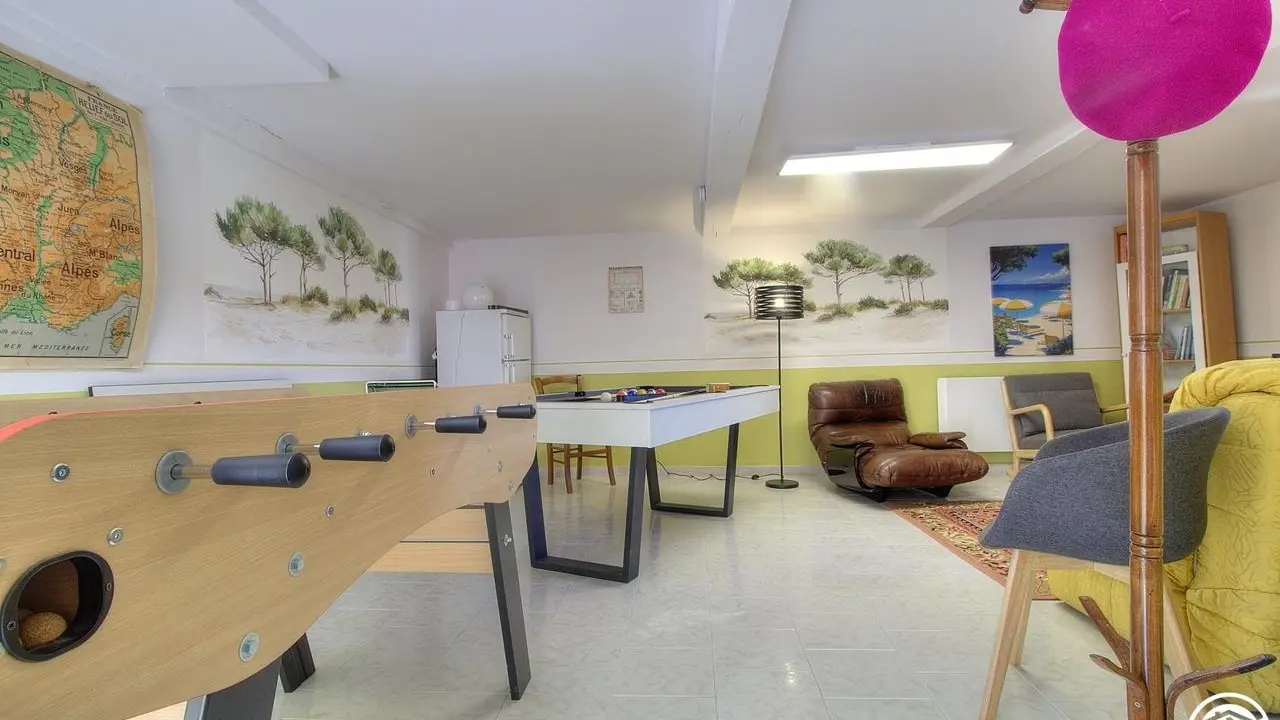 Salle de jeux commun aux deux gîtes