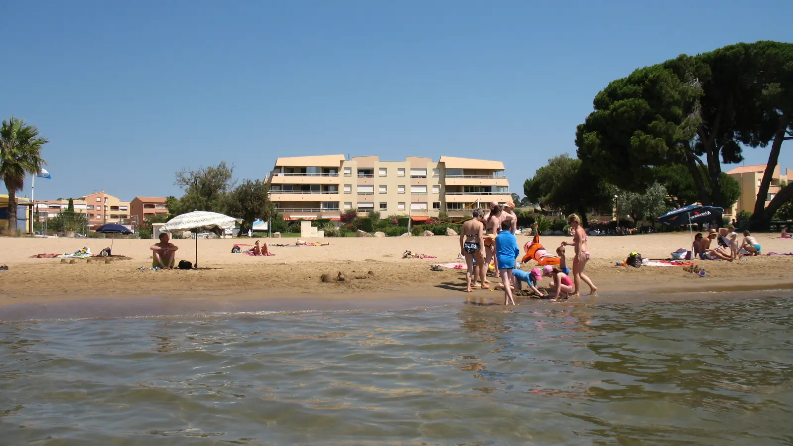 Les pieds dans l'eau