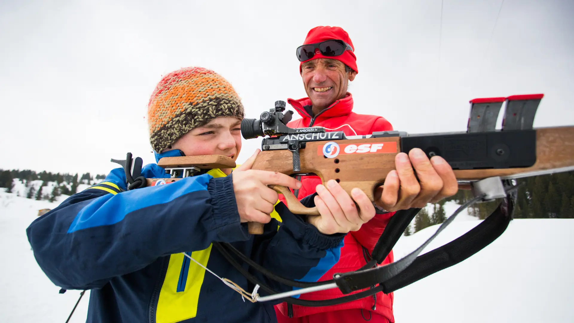 Biathlon tir debout