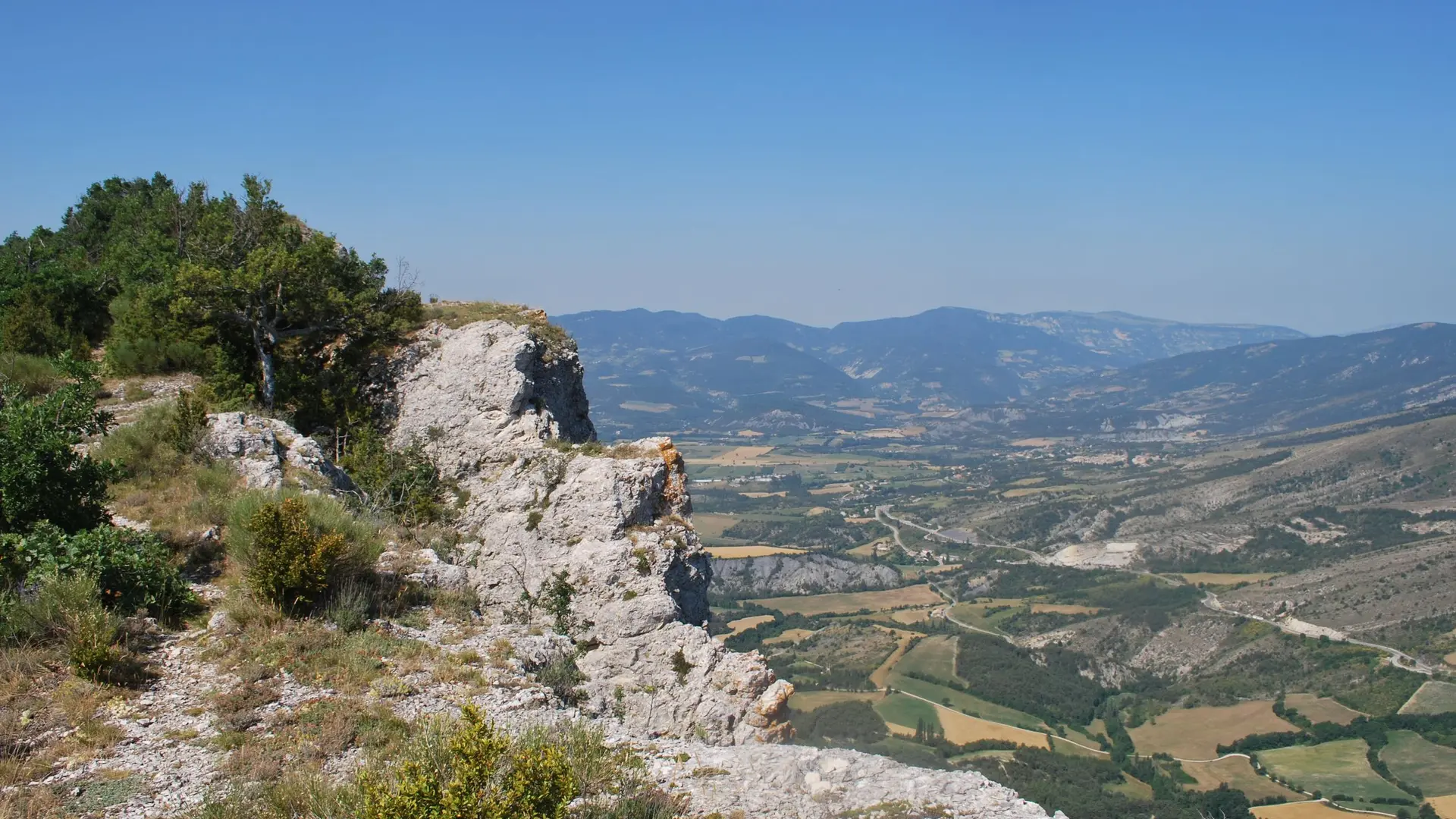 Vue dégagée durant l'ascension