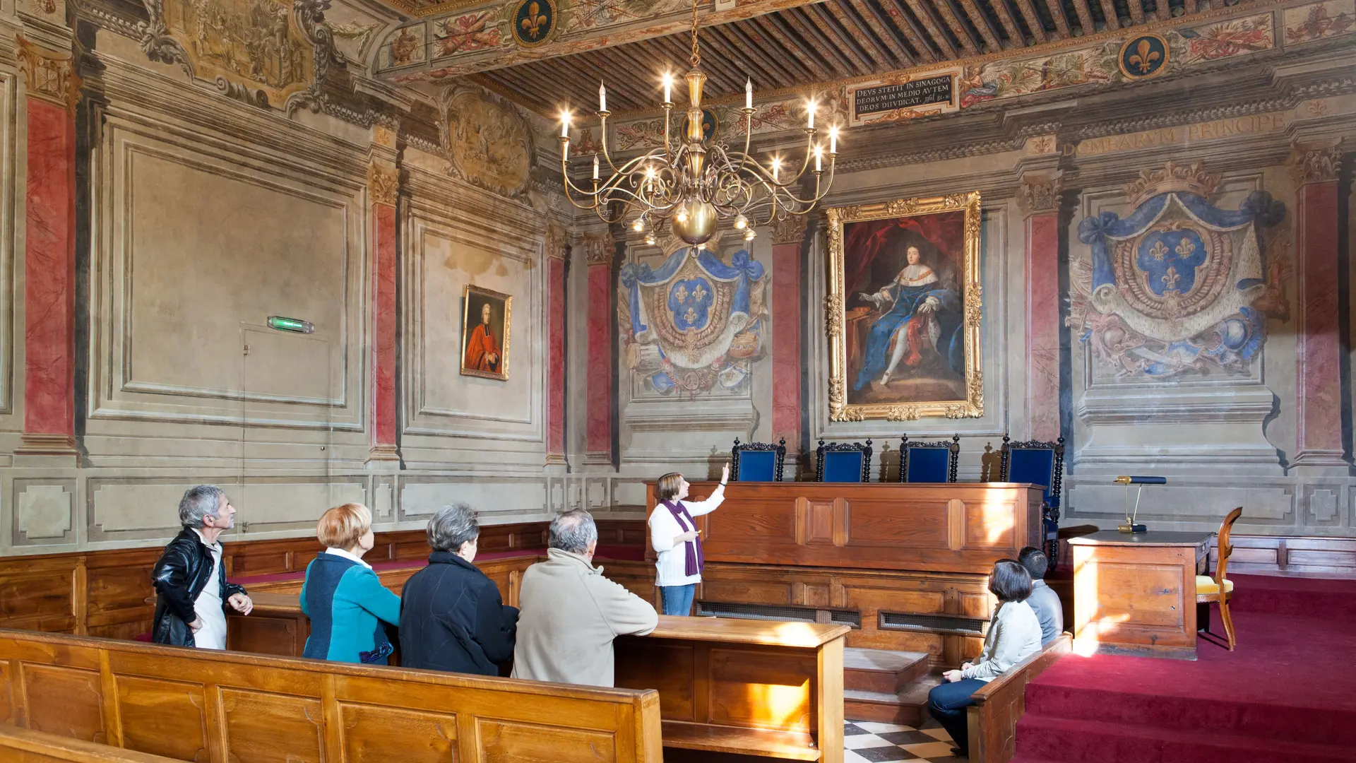 Salle d'audiance