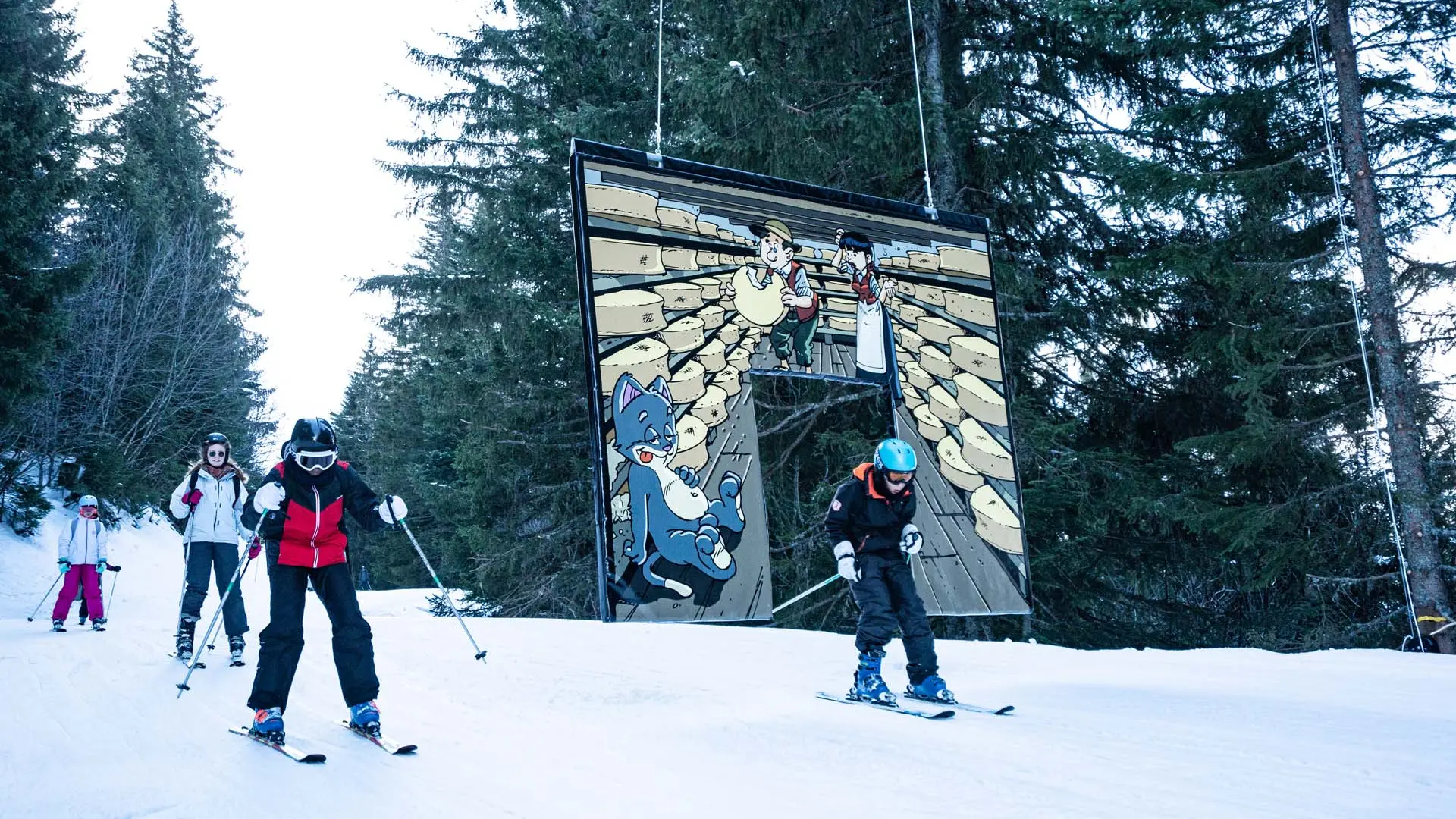 Piste ludique Belette - Fromage Abondance