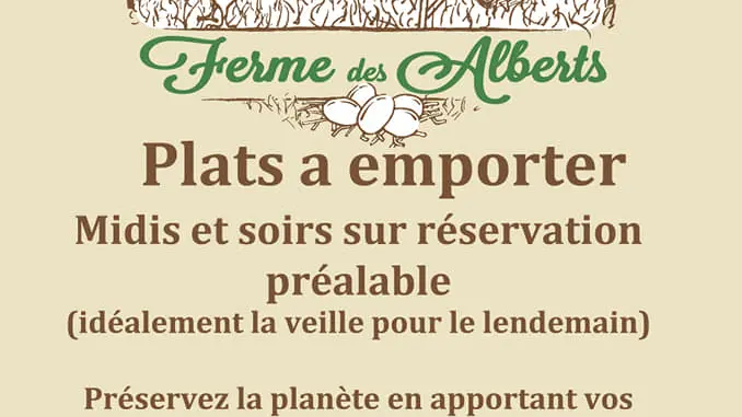 La Ferme des Alberts _ Plats à emporter