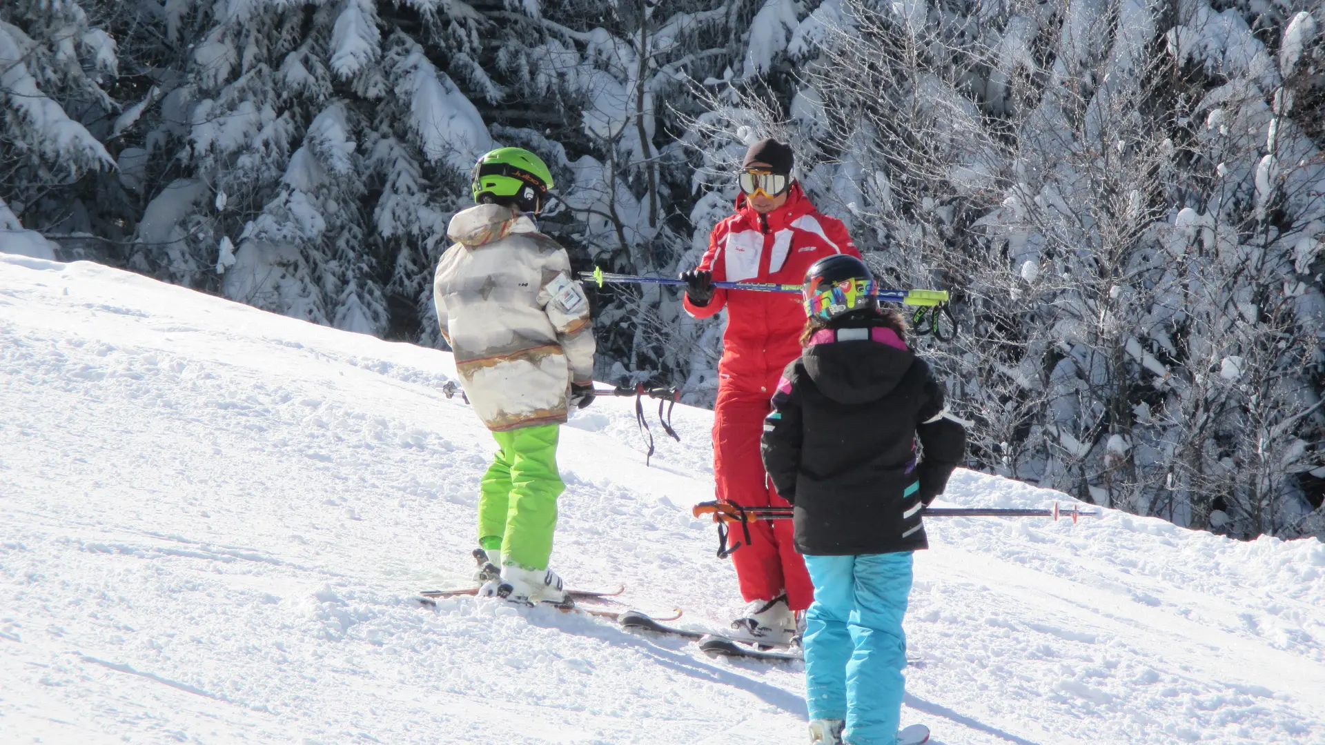 Cours de ski avec l'ESF