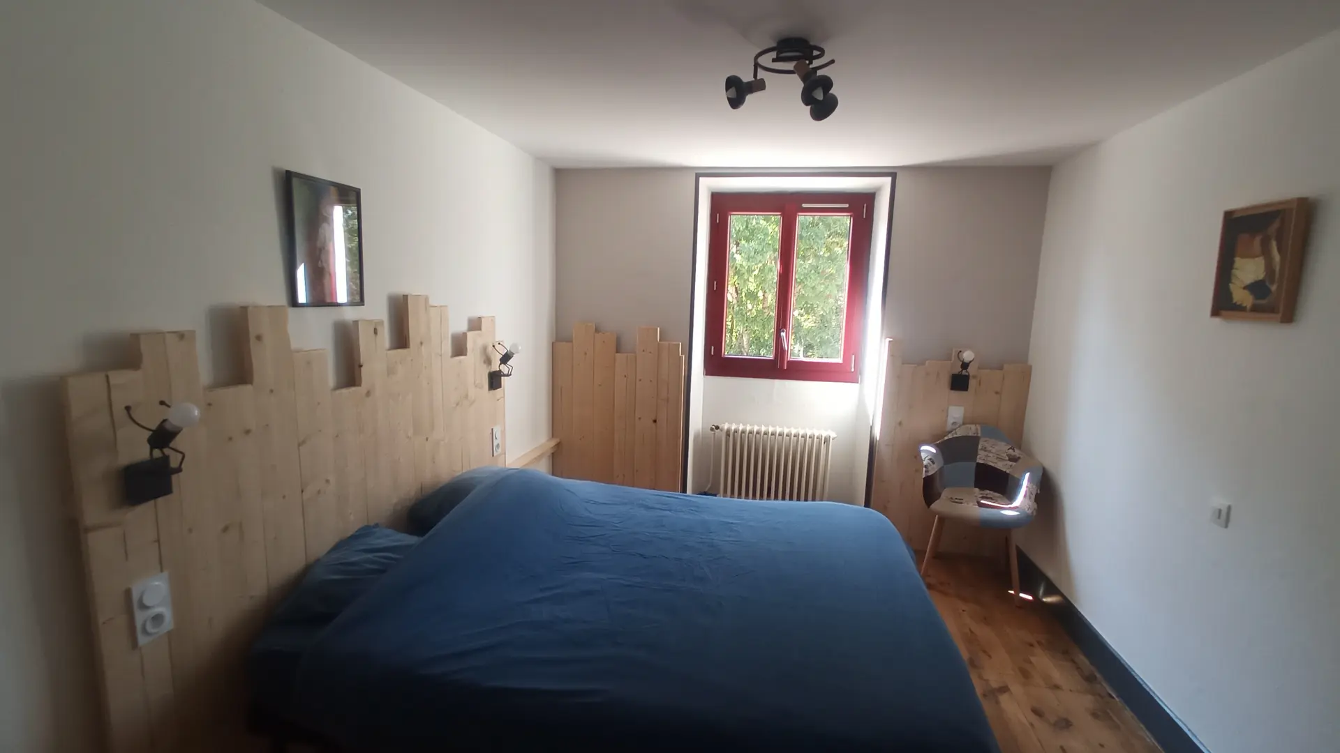 chambre du gite les carlines Demi pension