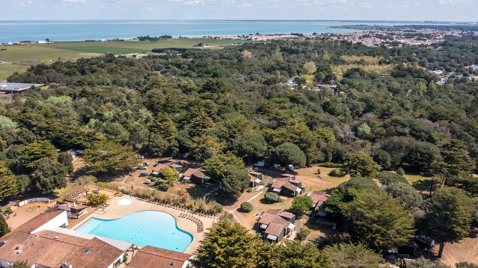 Vue du Slow Village Saint-Martin-de-Ré