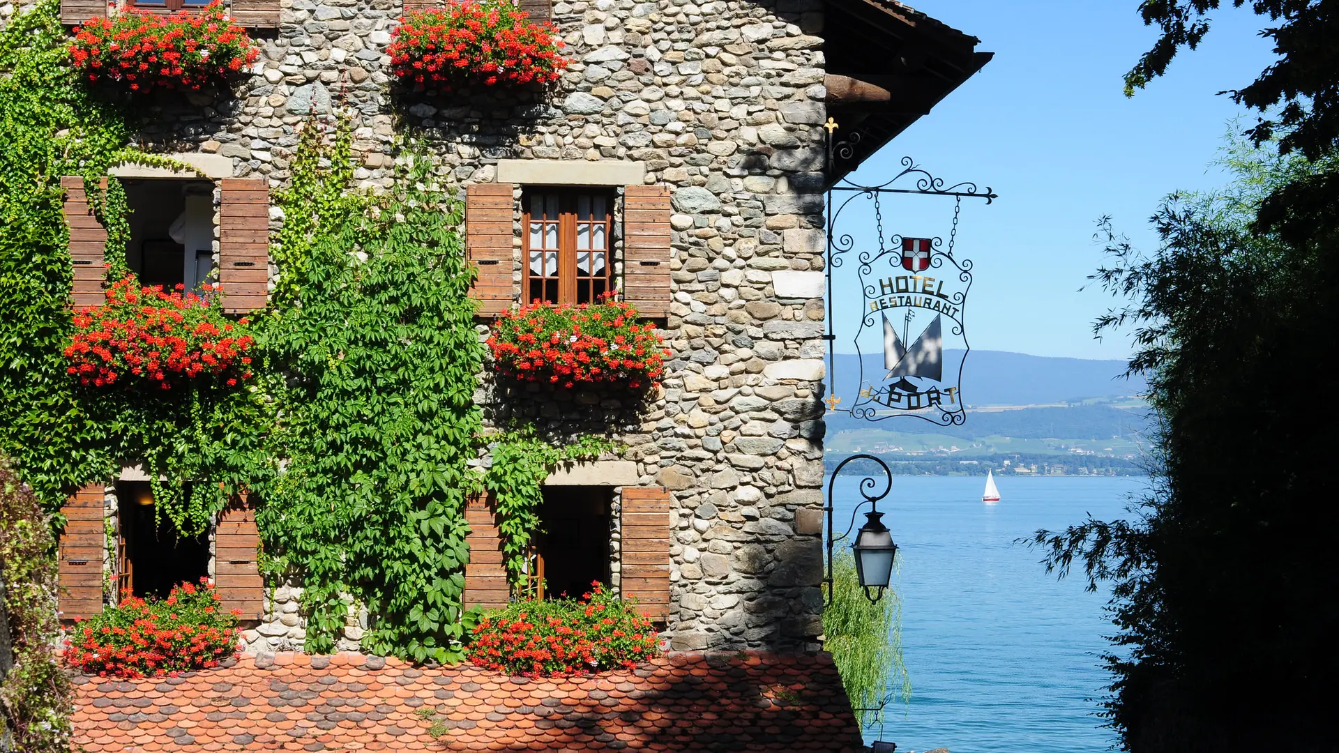 Le village d'Yvoire sur les rives du Léman