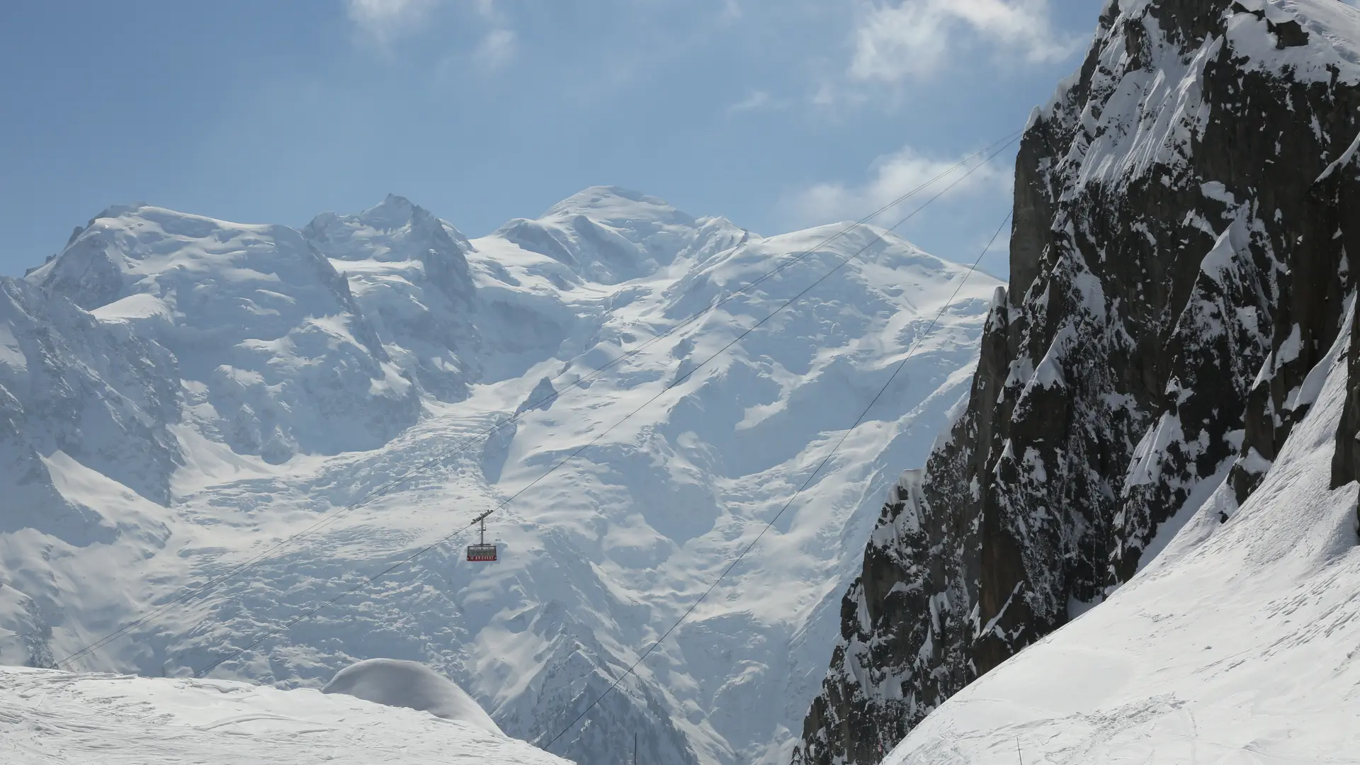 Téléphérique Brévent qui monte
