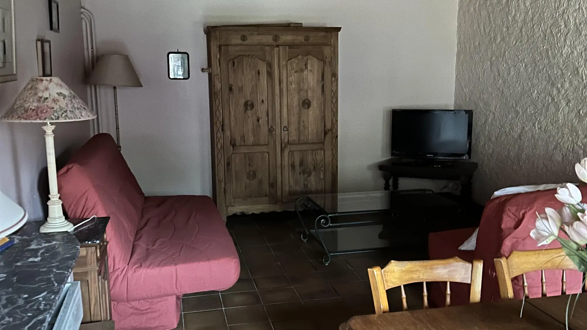 Gîte La Batteuse_Salle à manger et salon