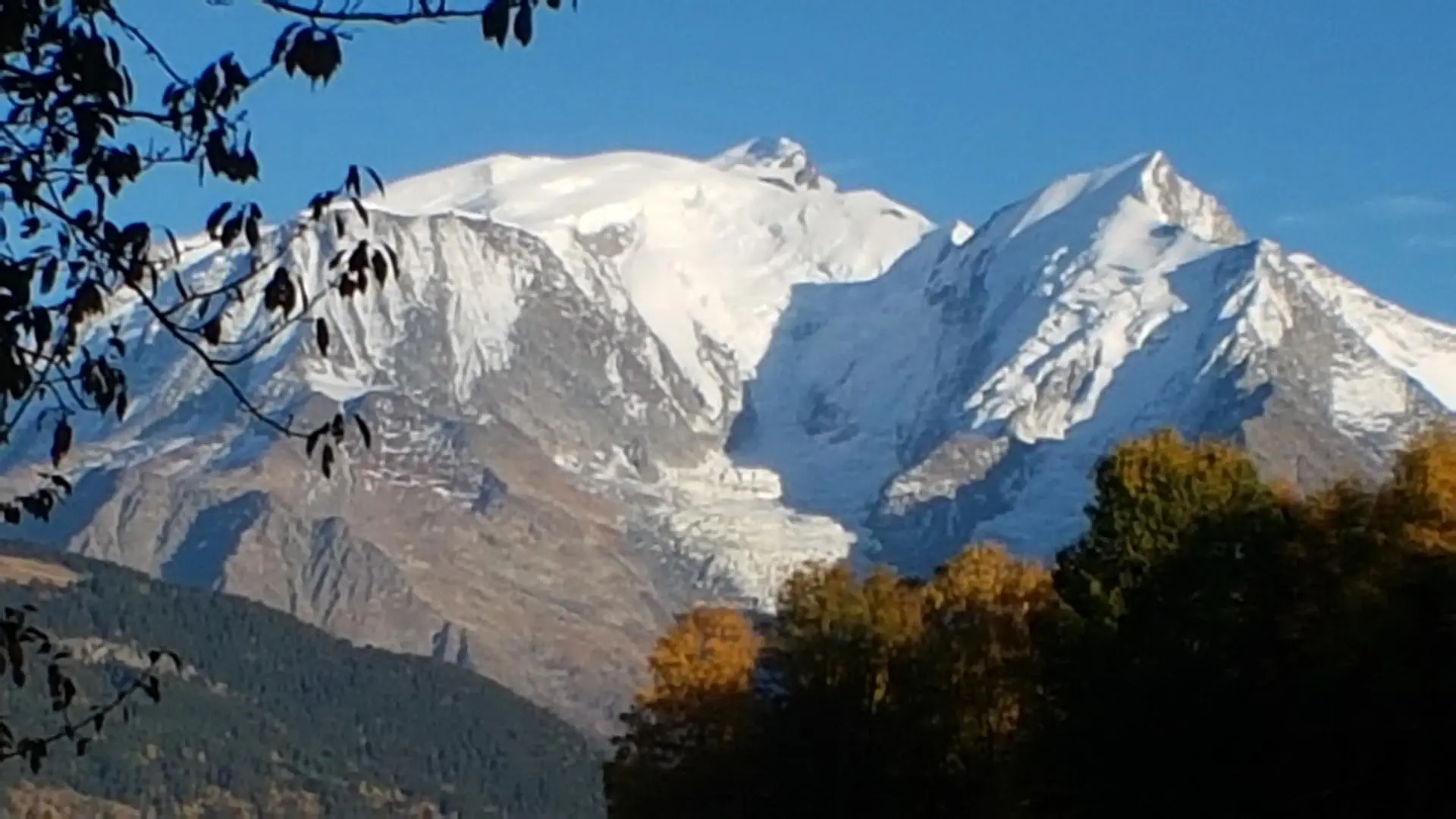 le Mont-Blanc en automne