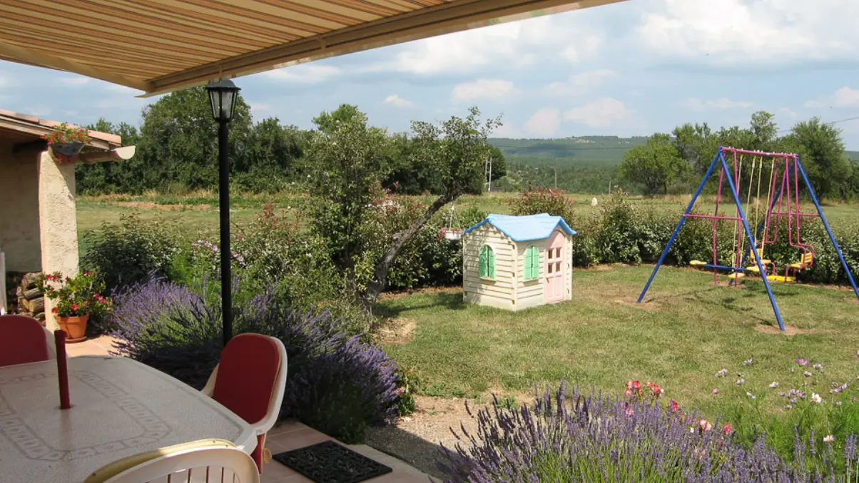 Vue sur le jardin