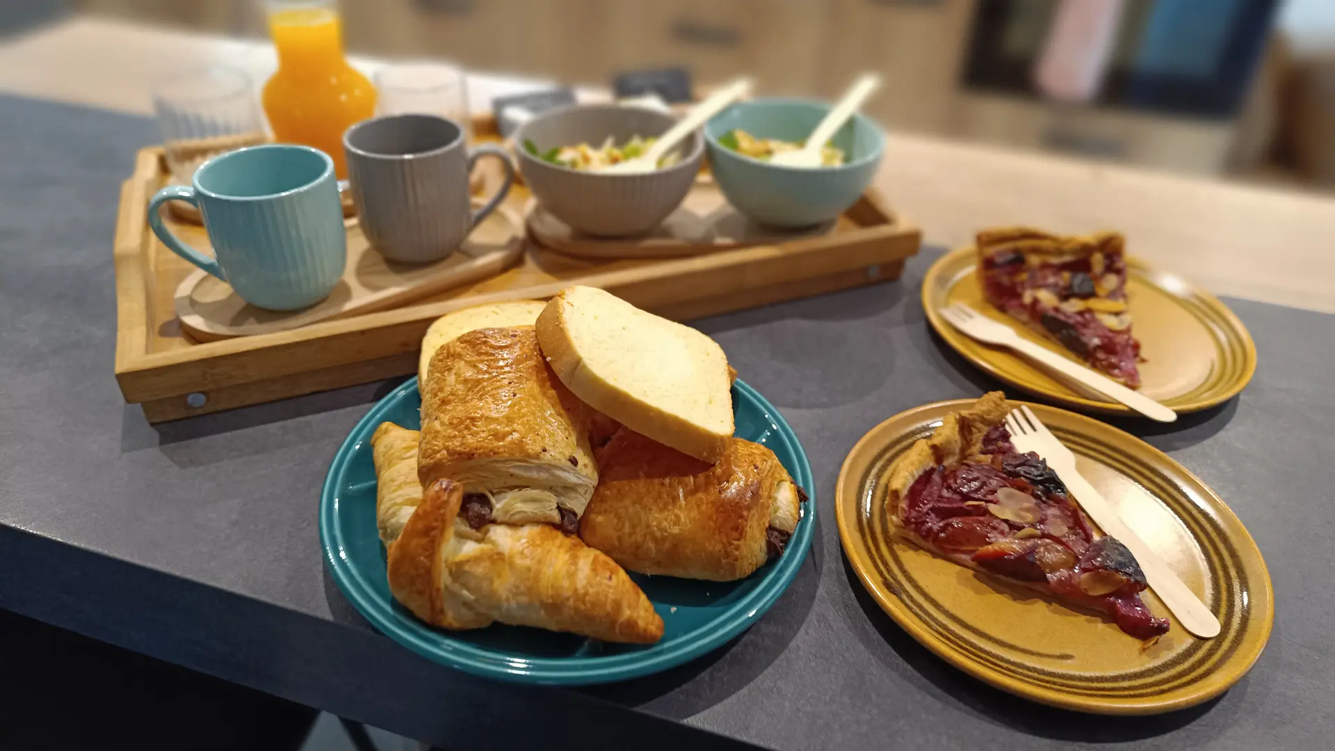Petit déjeuner complet et fait maison