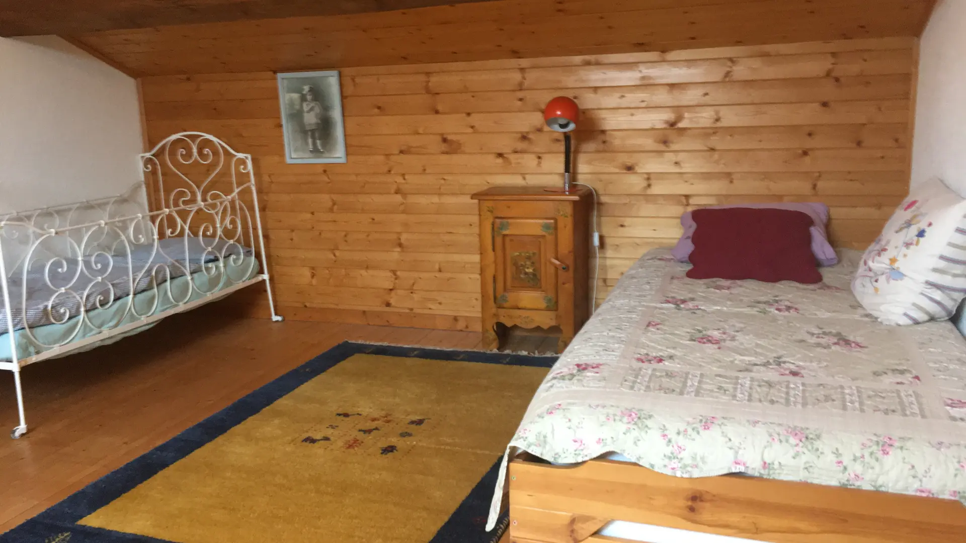 chambre mansardée en duplex