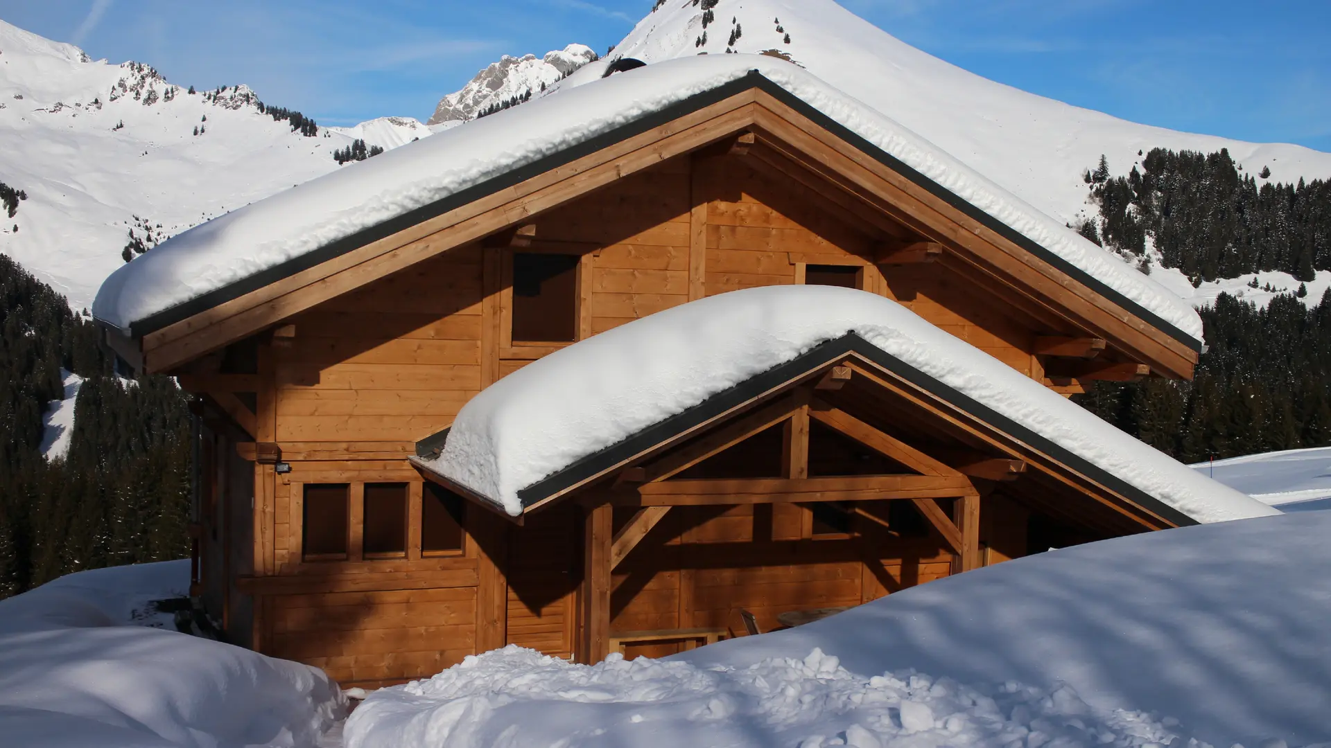 Chalet en hiver