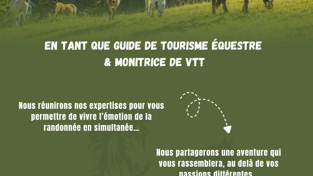 Trek Duo Passion VTTae et Equitation dans les Aravis_Le Grand-Bornand