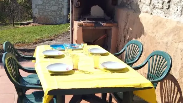 terrasse et salon de jardin