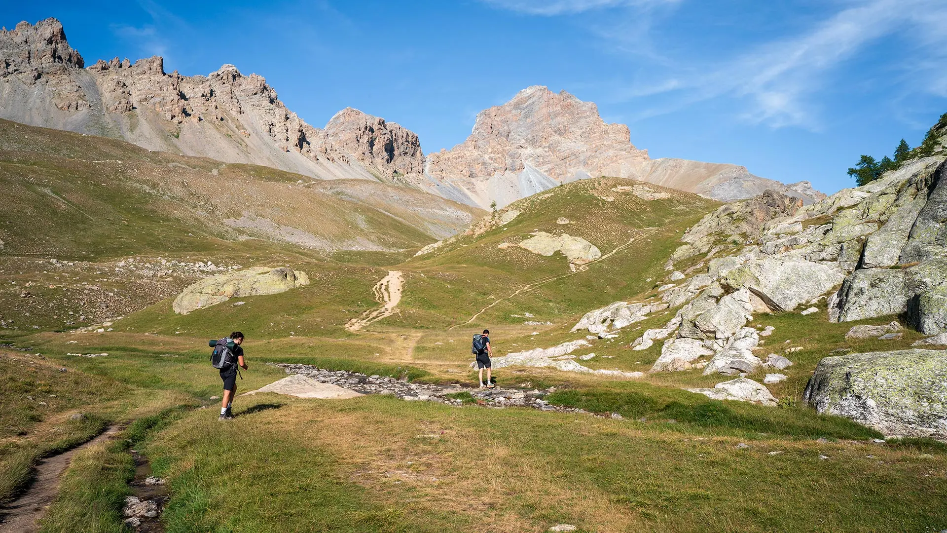 Randonnée au lac de l'Oronaye et au col de Roburent