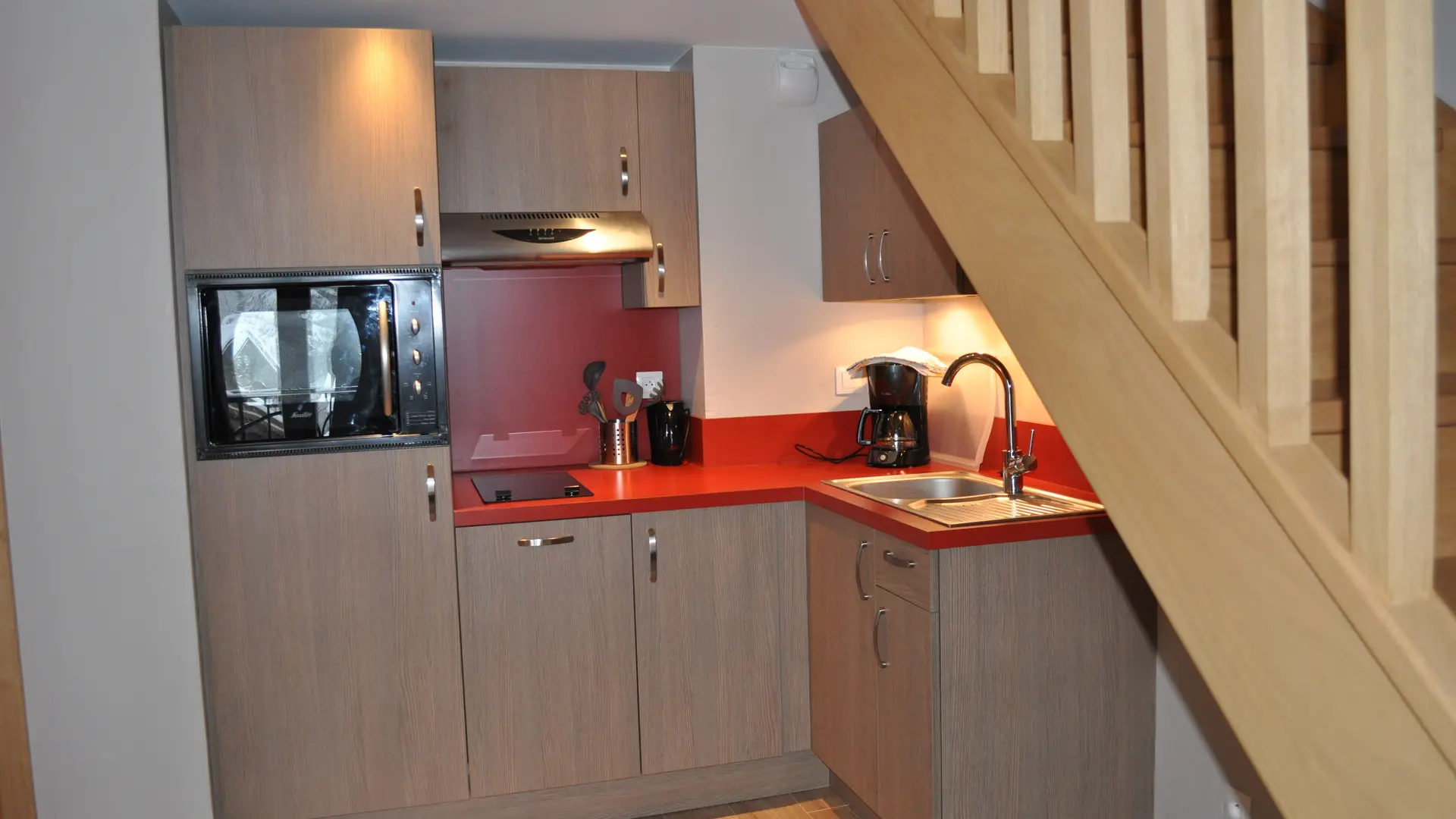 Appart'hôtel à l'hôtel de l'Hermitage - Cuisine