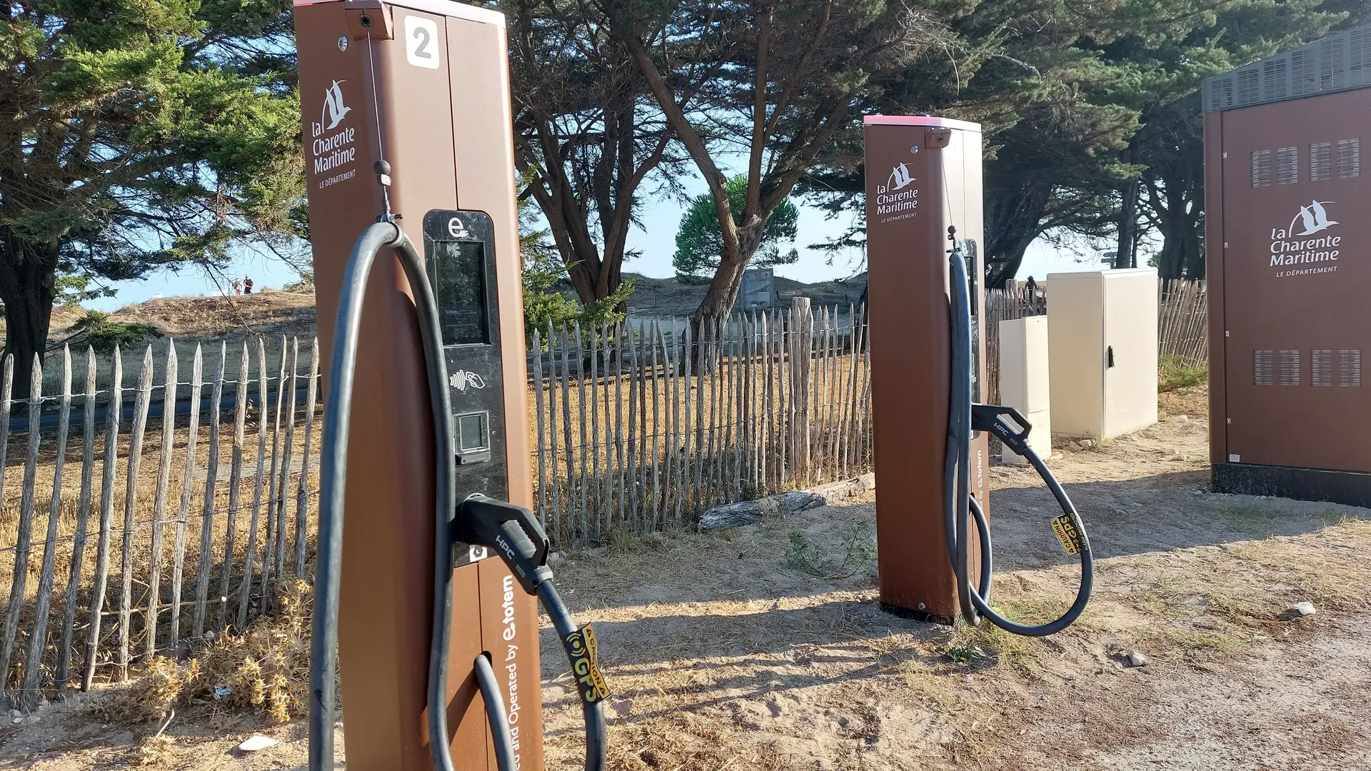 Puntos de recarga para coches eléctricos en Sablanceaux