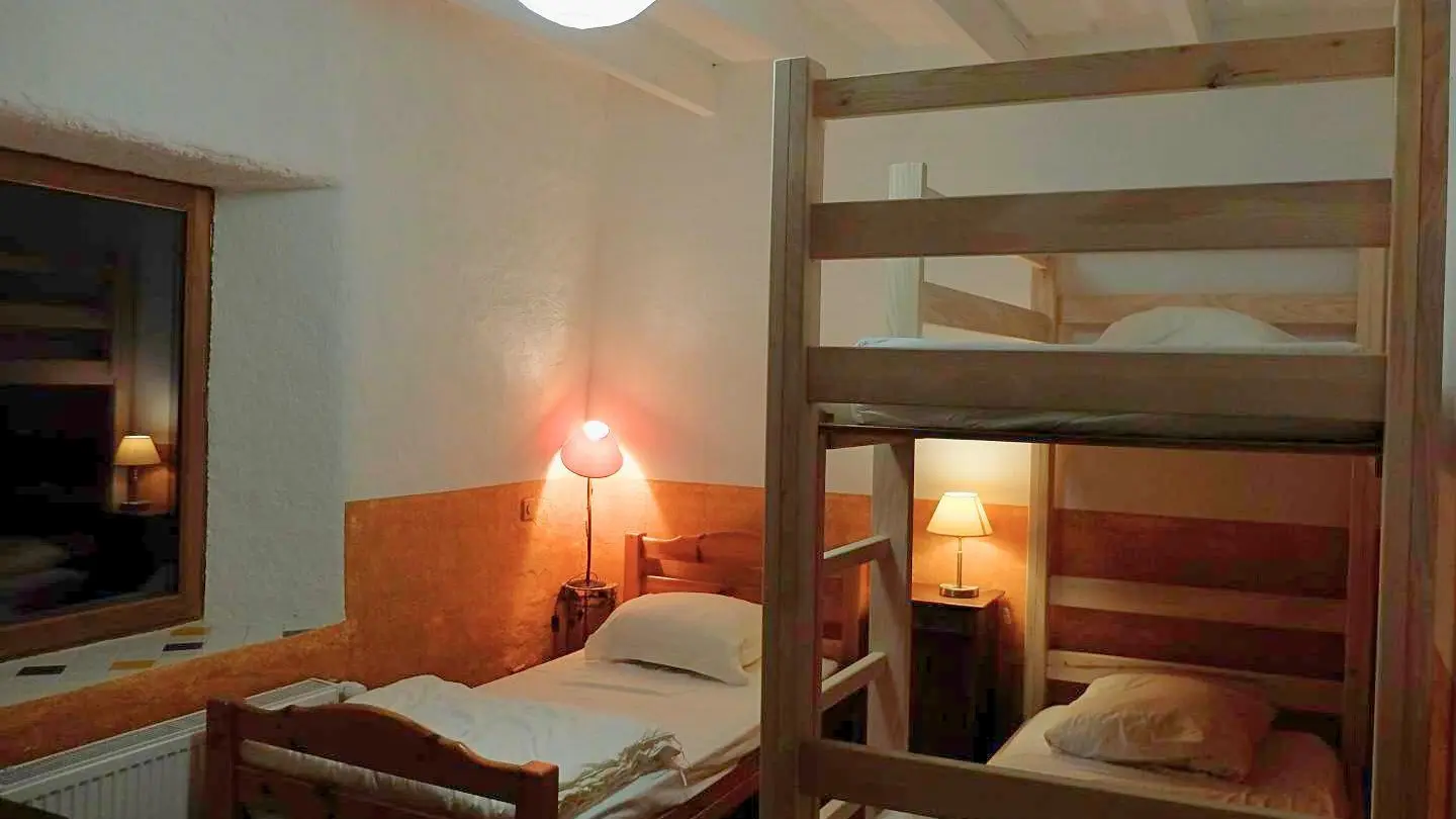 Chambre située coté Est. Vue Mont Blanc, Dent du Chat