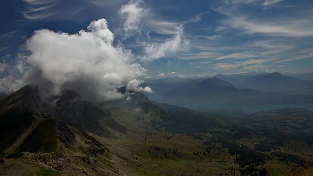 Le lac de Serre-Ponçon depuis le Piolit