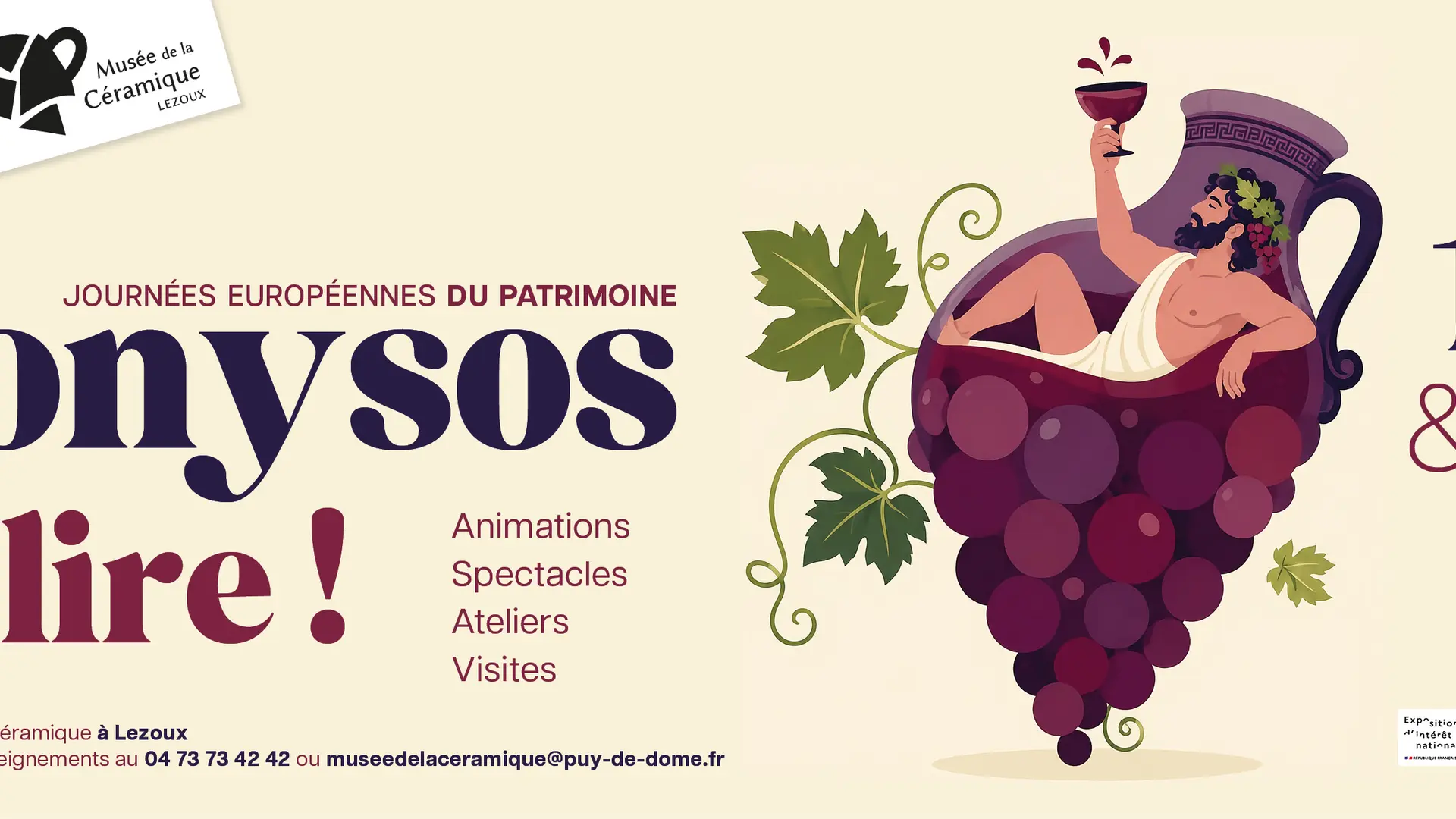 Journées Européennes du Patrimoin Dionysos en délire !
