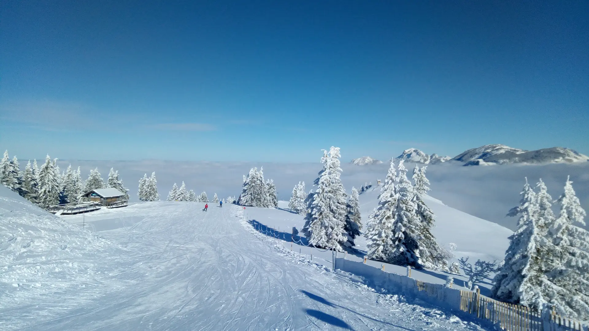 Piste rouge les Airelles -Hirmentaz